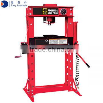 40ton Pneumatic shop press, CE certificate approved, 0-890mm