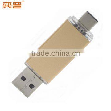 Aluminium Metal USB-C flash drive 8G 16 G 32G 64G for Lumia 950 xl Nexus 6P 5x