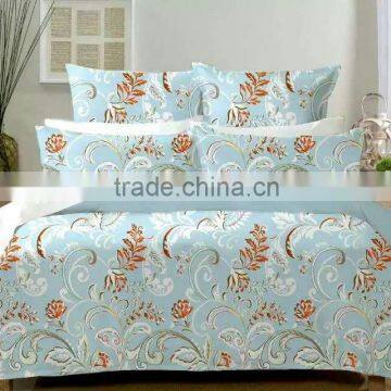 Cotton print bedding set