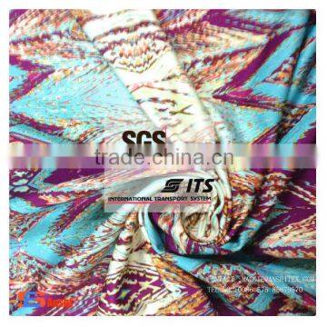 ES6146 soft dty printed fabric for dress, underwear fabric