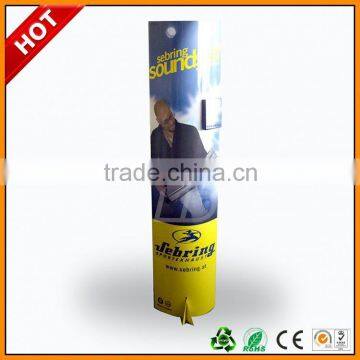 foldable cardboard totem display ,floor totem display stand ,floor stand totem display