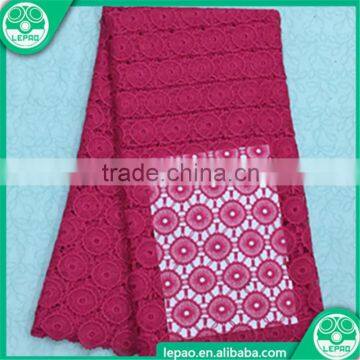 2016 African Chemical Fabric,Nigeria Cord Lace Fabric,chemical Lace Embroidery Fabric