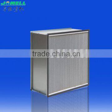 JOWELL&Galvanized frame HEPA Filter for pharmaceuticals deep pleated hepa filter