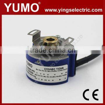 YUMO CE IHU4808 2000ppr 3P5L DC 5V UVW signal Servo Motor Rotary Encoder Optical incremental hollow shaft rotary encoder