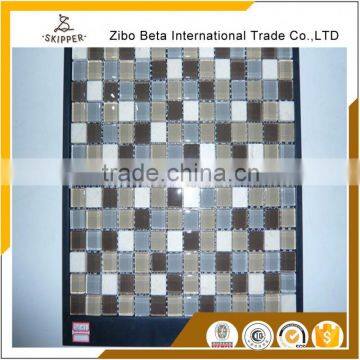 First Class Gold Color Glass Mosaic Tile Price photo-6