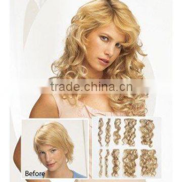 Virgin Remy Human Hair Italy Weave Clip Extensions