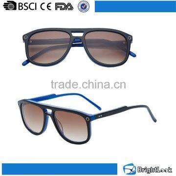 Ladies two colors style slim frame retro sunglasses