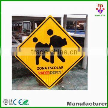 Super bright road safety sign board