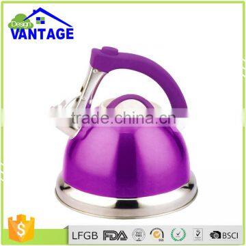 Fashion Durable Hot Sale Stainless Steel Small Travel Whistle Water Tea Kettle With Handle