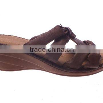 Fashion Low Heel Wedge Slippers With Soft Sole 2013