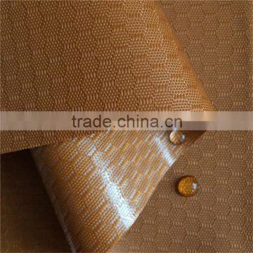 Outdoor Waterproof Bag Fabric TPU Laminated 420D Nylon Honeycomb Fabric With PU Coated
