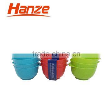 3pcs Mini Food Grade Plastic Sauce Bowl Set