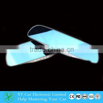 2015 Hottest HD 1080P Car Dvr Dash Camera Rearview Mirror 4.3" LCD Display Blue Mirror 12MP Lens G-Sensor XY-G65D photo-4