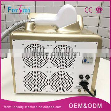 China beauty supply hot sale 600W output portable machine 808nm diode laser hair removal treatment