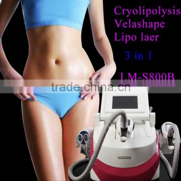 Body Shaping 2014 New Product China Supplier Full Fat Melting Featured Laser Cryolipolysis Vacuum Roller Massage Beauty Slimming Machine