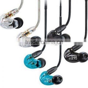 New Best Quality Earphones Hifi Headsets Noise Cancelling Bass Headphones wired earbuds With Package for SE215