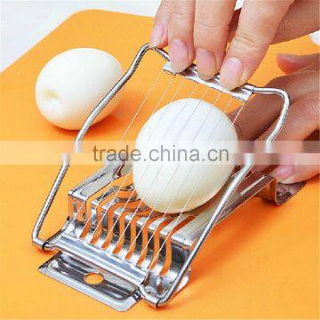 Kitchen Tool Promotional Portable Stainless Steel Egg Maker Cutter Egg Slicer photo-3