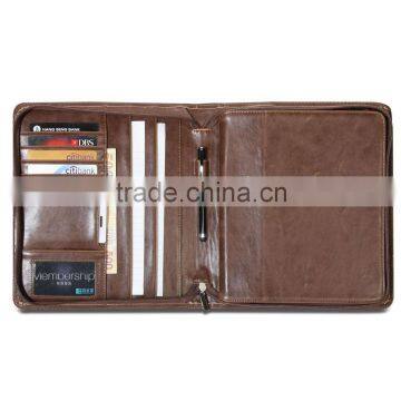 Brown PU Leather Folio Portfolio Case for IPad 2/iPad 3/iPad 4/ IPad Air IPad 5 photo-4
