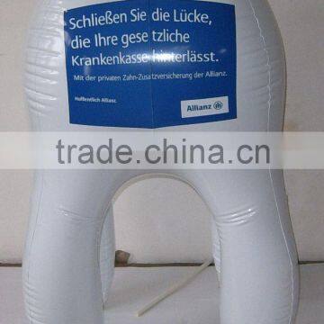 Inflatable teeth toy for child