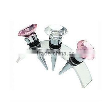 new design acrylic wine bottle stopper display