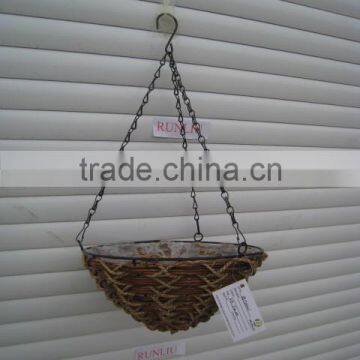 willow hanging basket