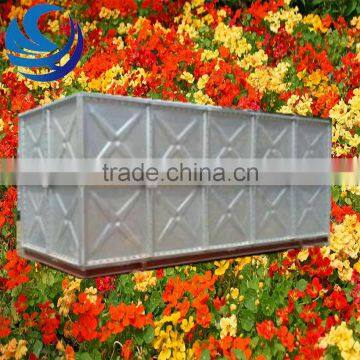 High quality of hot dipped galvanized steel water tank / HDG Water Storage Tank