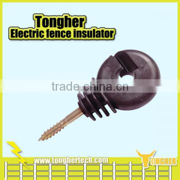 Screw-in sunlight durable high voltage electrical fence insulators