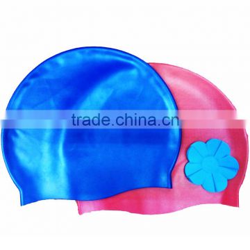 Custom waterproof silicone swimming cap for all ages/ swim cap