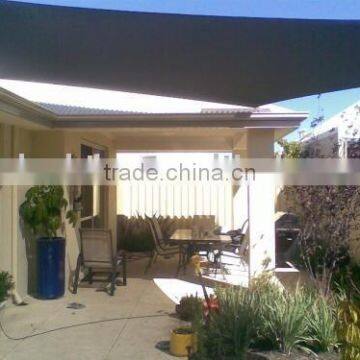 Square shade sail for backyard