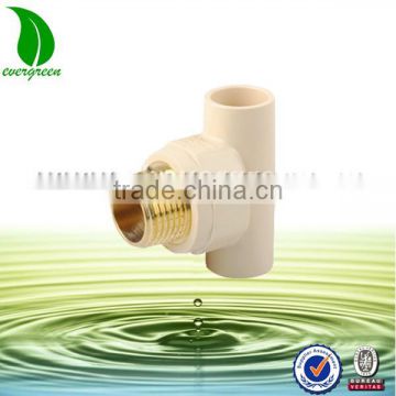 Copper Threaded CPVC Male Tee CPVC Pipe Fittings