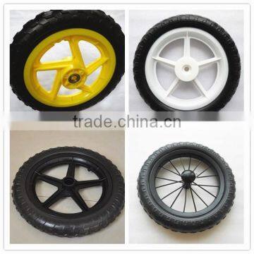 6 spoke PP plastic rim EVA foam wheel 12 inch