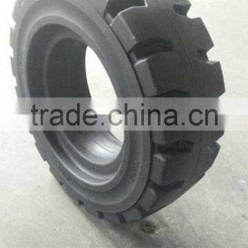 A Set of 4 Solid Flat Proof Skid Steer Tires 12-16.5 12x16.5 for Bobcat 843 853 863 873 photo-2