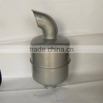 4 Stroke Single Cylinder Diesel Engine Parts Silencer Motorcycle Exhaust Muffler photo-6