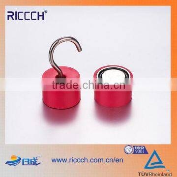 magnetic hook/rubber coated hook/red hook