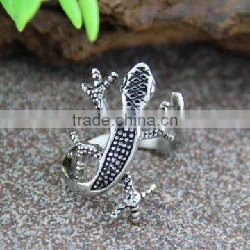 custom stainless steel Animal pattern rings for men