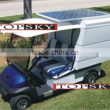 Solar Power Golf Cart with Cargo Van