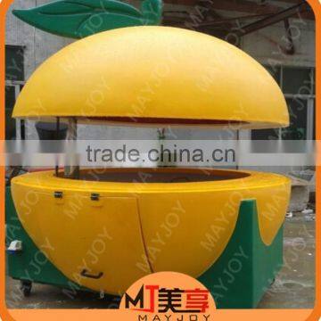 Hot Sales Beautiful Catering Tralier/Mobile Food Cart/Orange Shape Cart photo-3