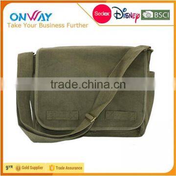 Original Olive Green Classic Canvas Messenger Bag