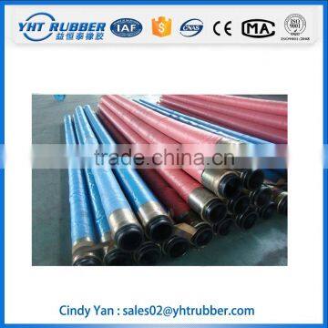 YHT wear resistant durable concrete pump rubber hose for mixer truck