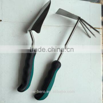 STAINLESS STEEL TRANSPLANTING TROWEL DUAL PURPOSE HOE
