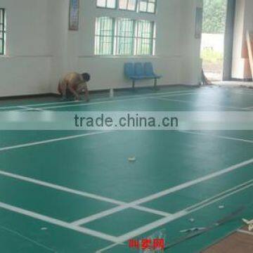 Competitive Price PVC Flooring Indoor Synthetic Badminton Court Flooring photo-4