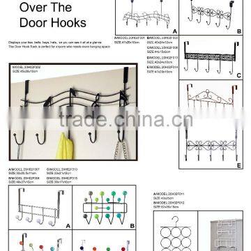 The Door 5 Hook Rack Decorative Hanger for Hanging Clothes Coat Hat photo-2