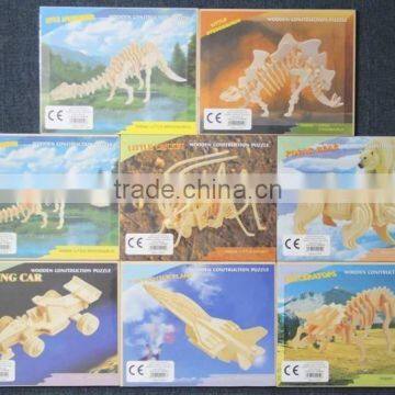 Stock Lots DIY 3D Wooden Puzzle, Educational Toy 3D Puzzle Inventory, Close Out DIY Toy Wooden Puzzle photo-2