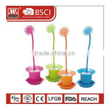 2015 NEW plastic toilet brush with holder