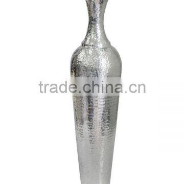 Aluminium Shiny Flower Vase