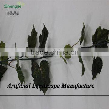 SJZJN 2562 High Quality Evergreen Decoration Artificial Hanging Leaves photo-4