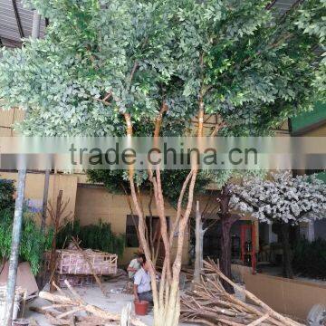 SJ Artificial Banyan Tree With PE Leaves Decoration photo-4