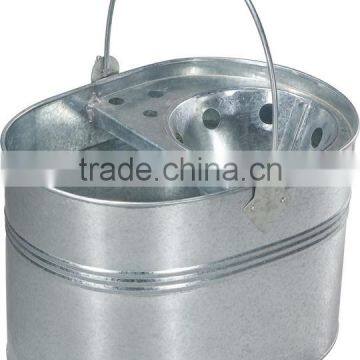 Galvanized Metal Cleaning Mop Bucket