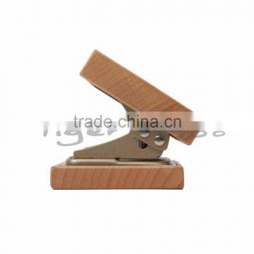 Office Stationery Wooden Paper Hole Punch Machine photo-2