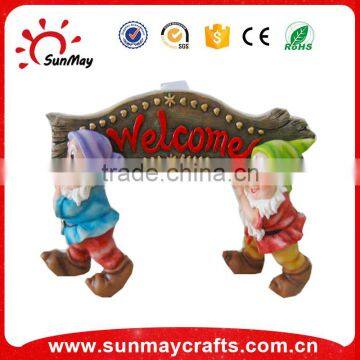 Resin Welcome Garden Gnomes